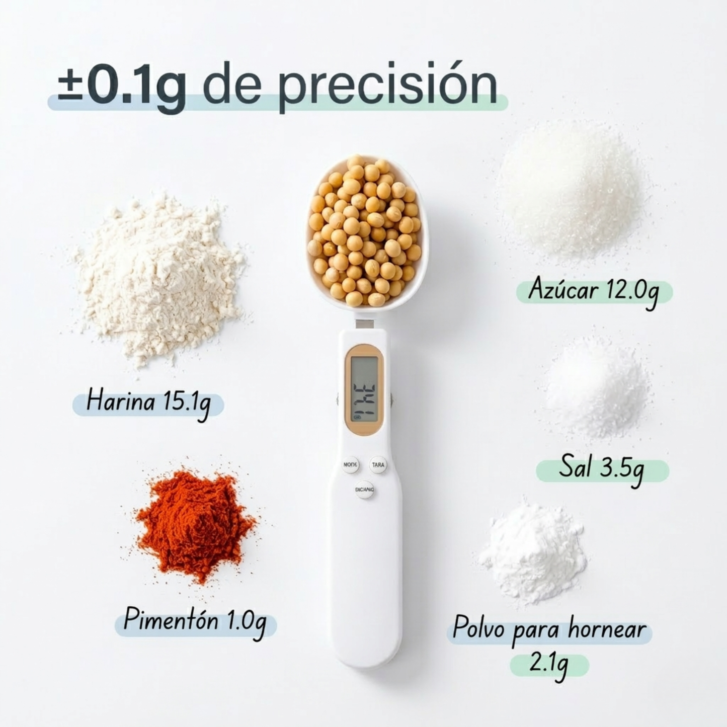 SpoonScale Pro™ – Mide, Pesa y Cocina con Precisión Perfecta en Segundos