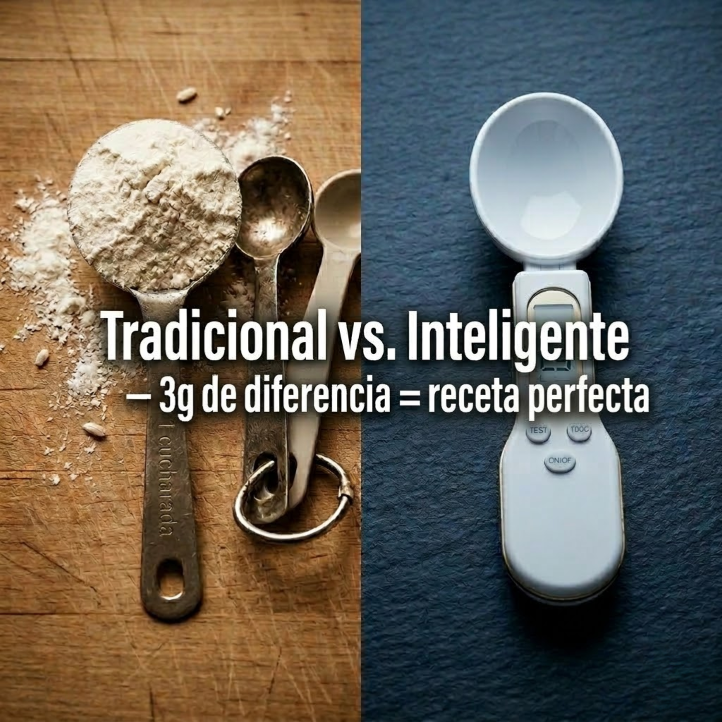 SpoonScale Pro™ – Mide, Pesa y Cocina con Precisión Perfecta en Segundos